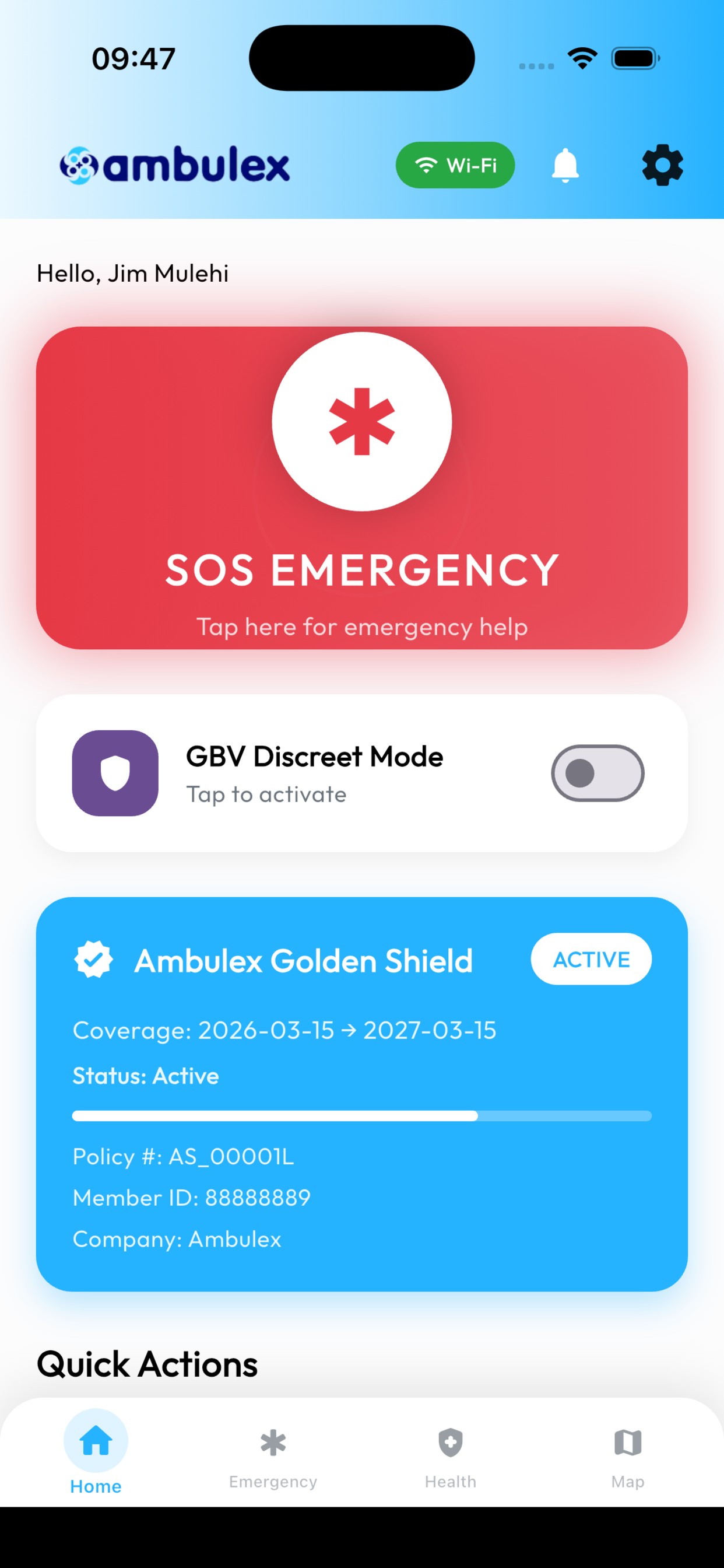 Ambulex Emergency App